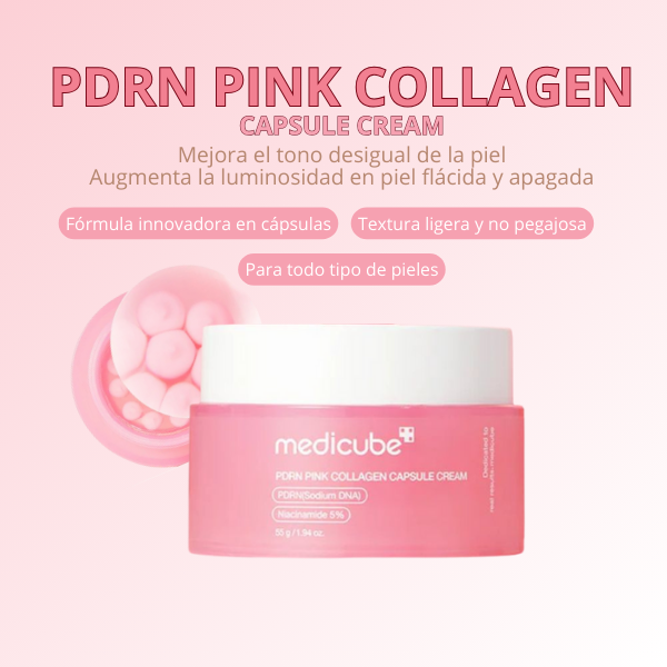 Medicube - Crema Facial PDRN Pink Collagen Capsule Cream