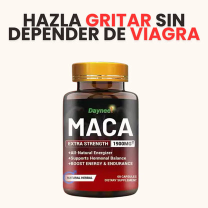 Maca Negra Extra Strength™: La Alternativa Natural al Viagra (1 Frasco = 1 Mes Completo)