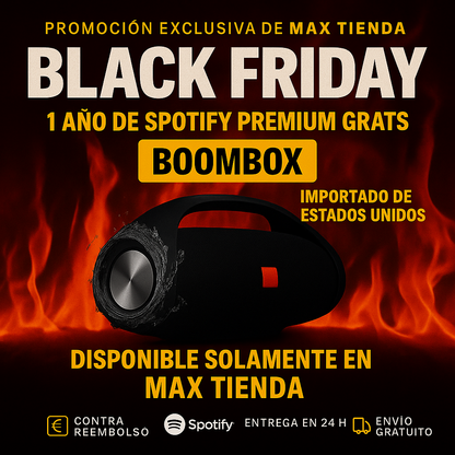 ¡POTENCIA Y SONIDO IMBATIBLES! ¡El BOOMBOX HA LLEGADO! 🔥Calentamiento Black Friday🔥