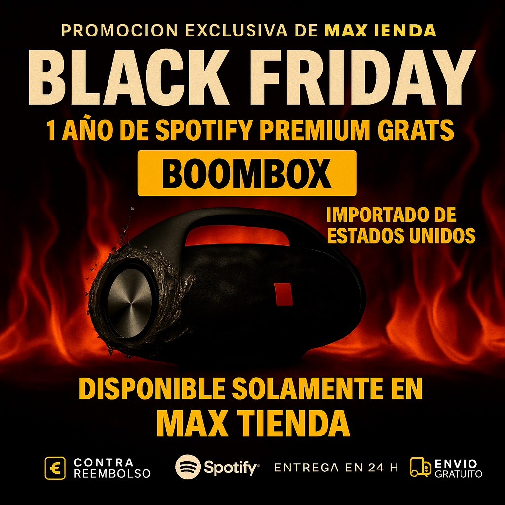 ¡POTENCIA Y SONIDO IMBATIBLES! ¡El BOOMBOX HA LLEGADO! 🔥Calentamiento Black Friday🔥