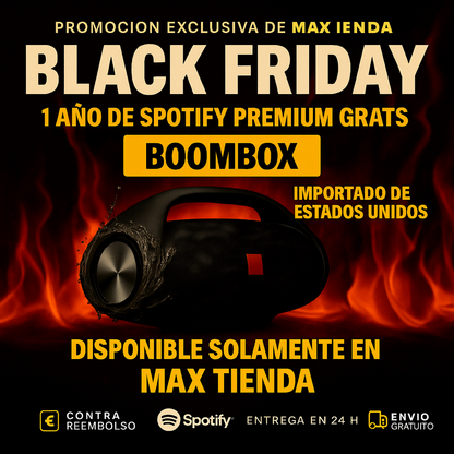 ¡POTENCIA Y SONIDO IMBATIBLES! ¡El BOOMBOX HA LLEGADO! 🔥Calentamiento Black Friday🔥
