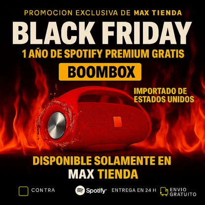 ¡POTENCIA Y SONIDO IMBATIBLES! ¡El BOOMBOX HA LLEGADO! 🔥Calentamiento Black Friday🔥