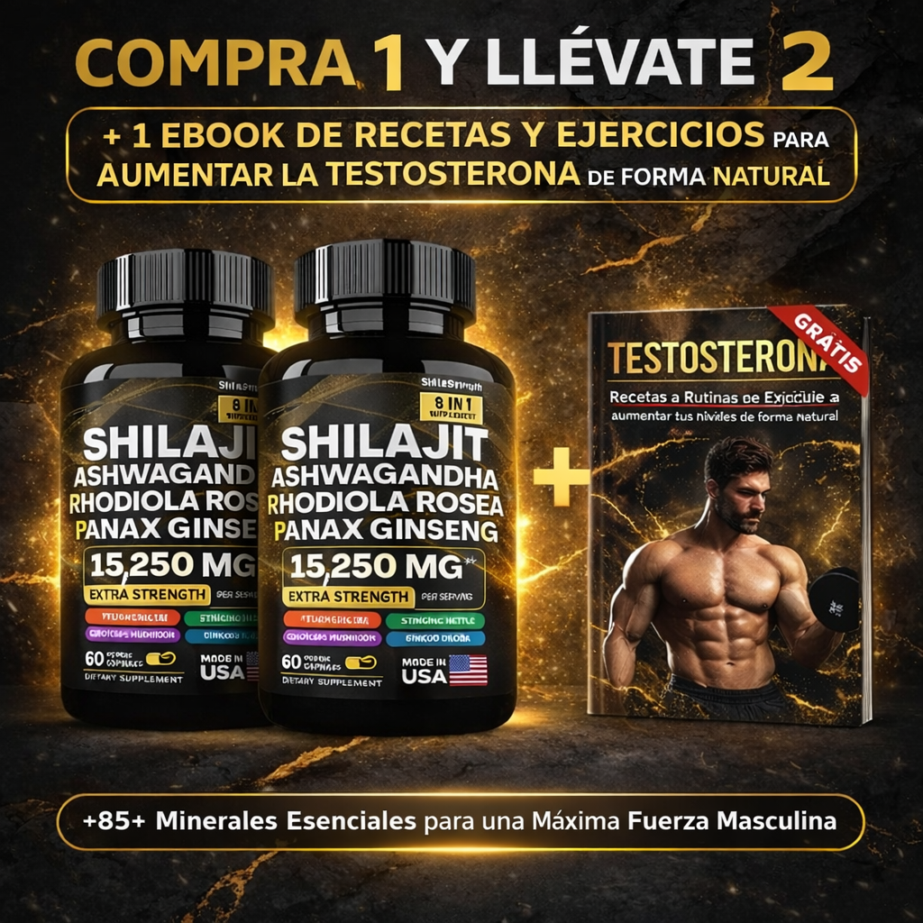 (COMPRA 1 Y LLEVA 2) Shilajit 100% Puro + (EBOOK EXCLUSIVO)