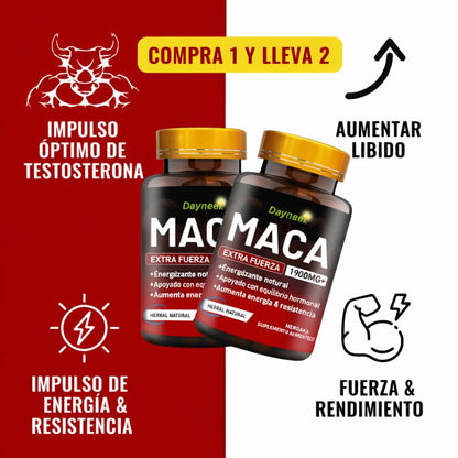 🌿 Oferta 2 × 1 Hoy — Maca Negra Extra Strength™: 100% Natural (1 Frasco = 1 Mes Completo)