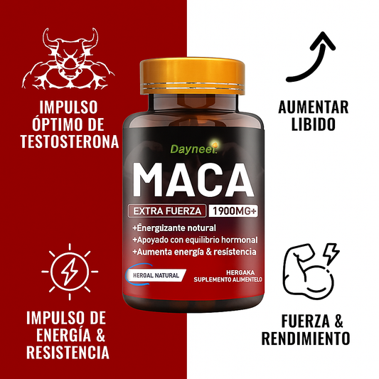 Maca Negra Extra Strength™: La Alternativa Natural al Viagra (1 Frasco = 1 Mes Completo)