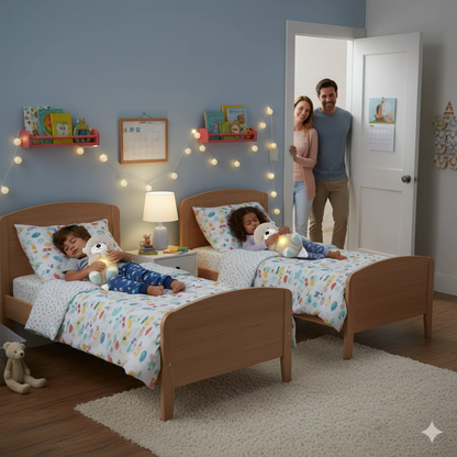 Juguete de peluche portátil con sonido SnuggleNest