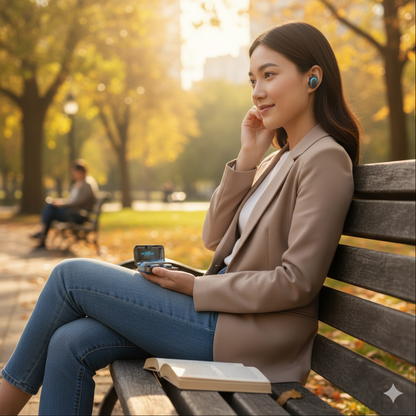 LumaBuds - Auriculares inalámbricos LED