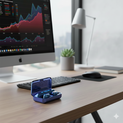 LumaBuds - Auriculares inalámbricos LED