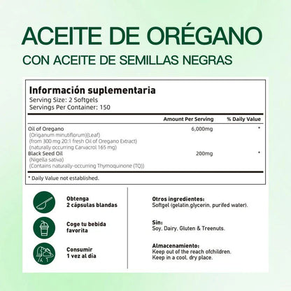 Aceite de Orégano |Suplemento Antioxidante Natural (Edición Limitada)