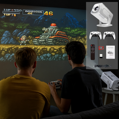 Proyector RetroVision™  Juega y disfruta miles de clásicos en pantalla grande